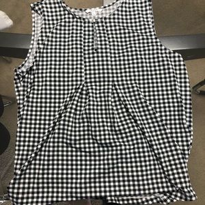 60s Alfred Sung plaid blouse